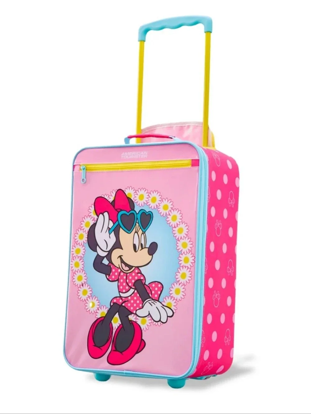 DISNEY CHILDREN'S CARRY-ON LUGGAGE Minnie Mouse Pink